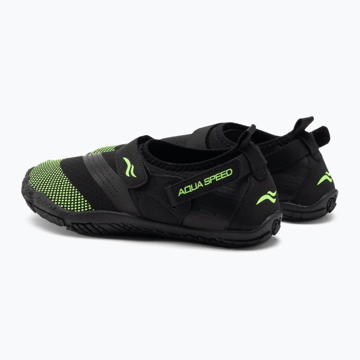 AQUA-SPEED Agama scarpe da acqua nero/verde 3