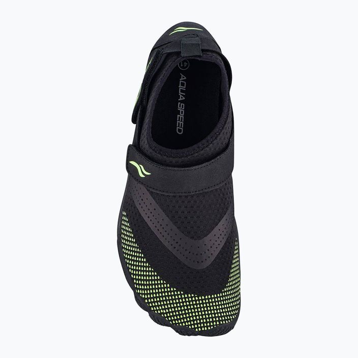 AQUA-SPEED Agama scarpe da acqua nero/verde 13