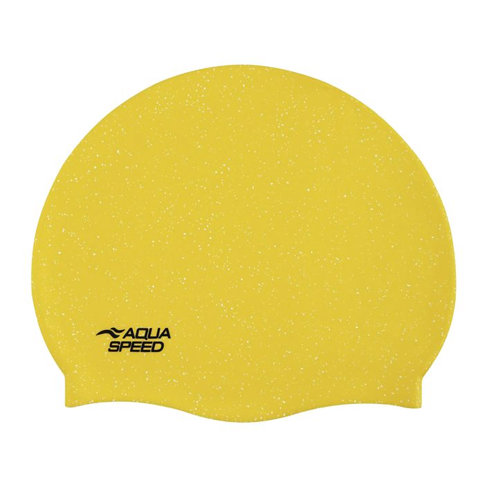 AQUA-SPEED cuffia da nuoto Reco giallo 2