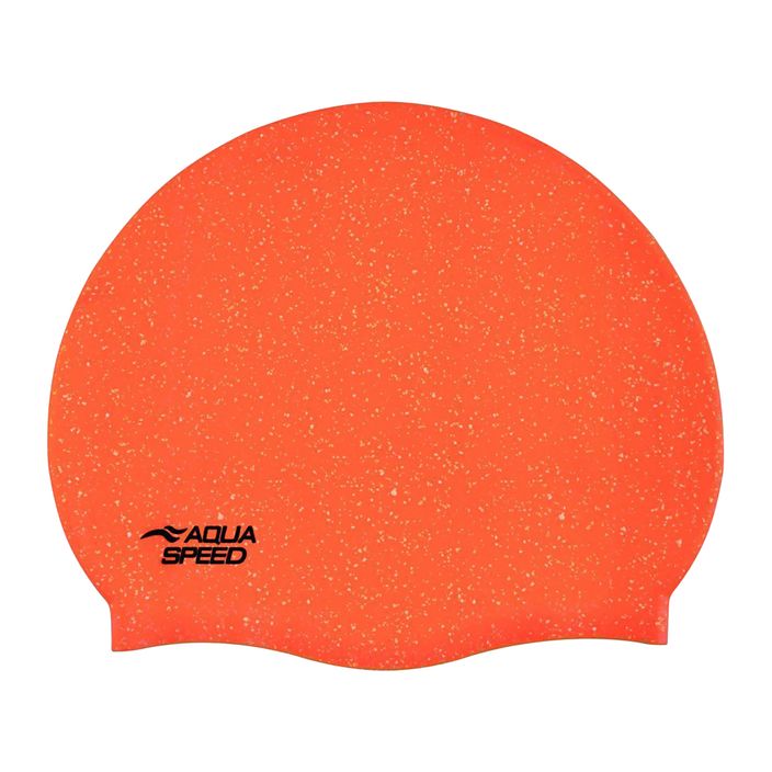 AQUA-SPEED Reco cuffia da nuoto arancione 2