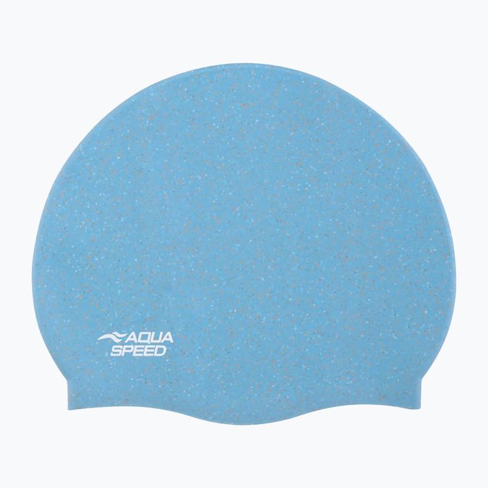 AQUA-SPEED Reco cuffia da nuoto blu chiaro
