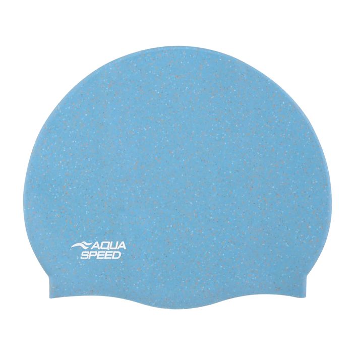 AQUA-SPEED Reco cuffia da nuoto blu chiaro 2