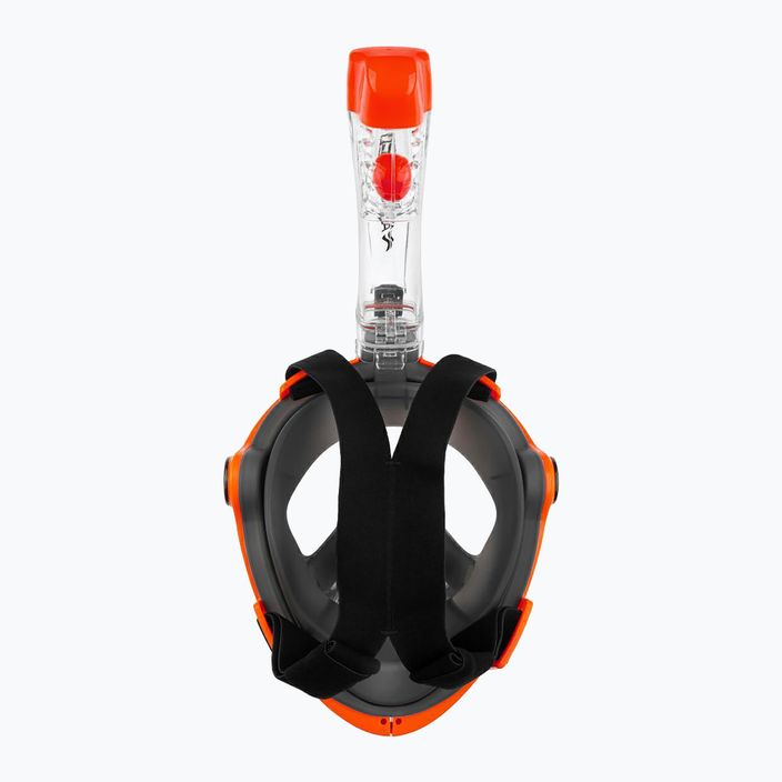 AQUA-SPEED Spectra 2.0 maschera integrale per snorkeling nero/arancio 3