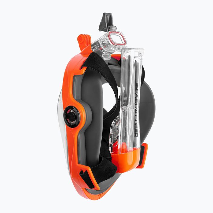 AQUA-SPEED Spectra 2.0 maschera integrale per snorkeling nero/arancio 5