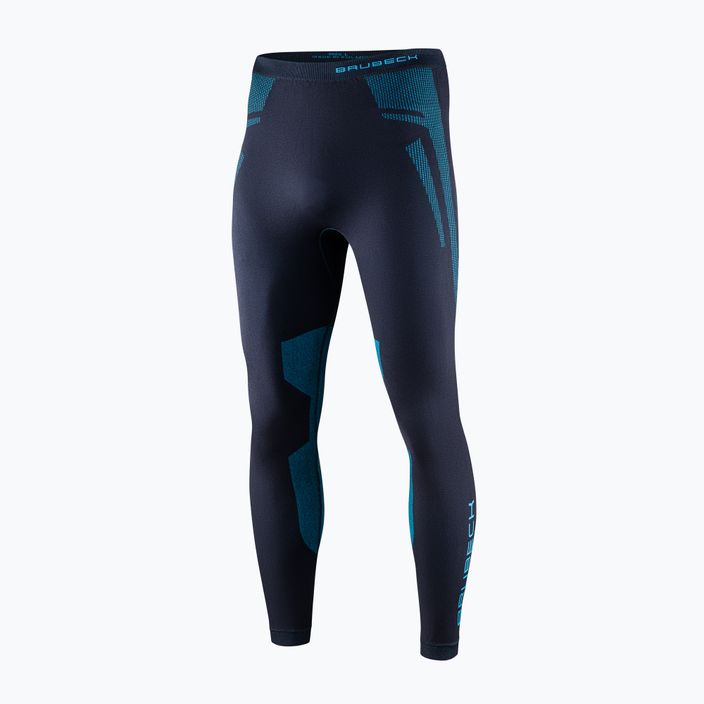 Pantaloni termoattivi da uomo Brubeck LE13270 Dry grafite/blu 3