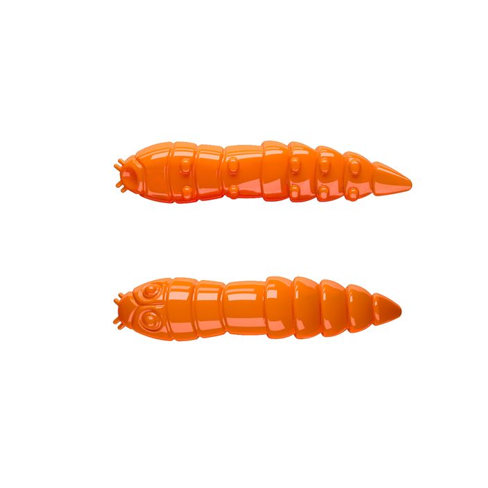 Libra Lures Kukolka Krill esca in gomma arancione caldo 2
