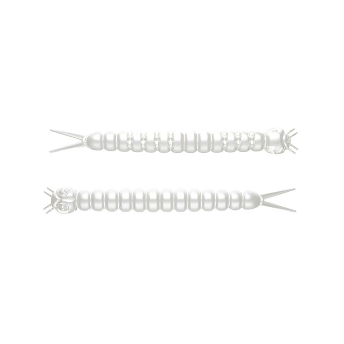 Libra Lures Slight Worm Krill gomma esca 15 pezzi argento perla 2