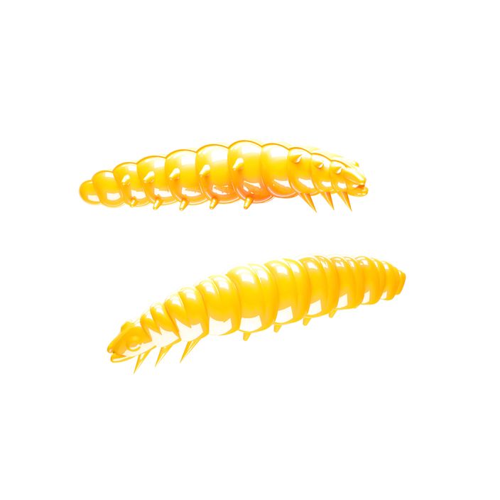 Libra Lures Larva Krill esca in gomma gialla 2