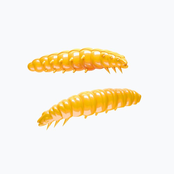 Libra Lures Larva Krill esca in gomma giallo scuro