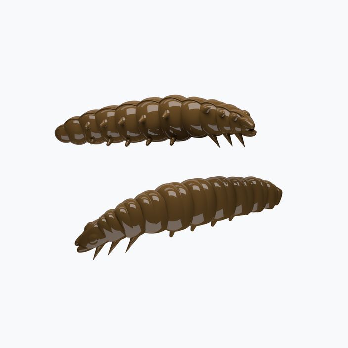 Libra Lures Larva Krill esca di gomma marrone