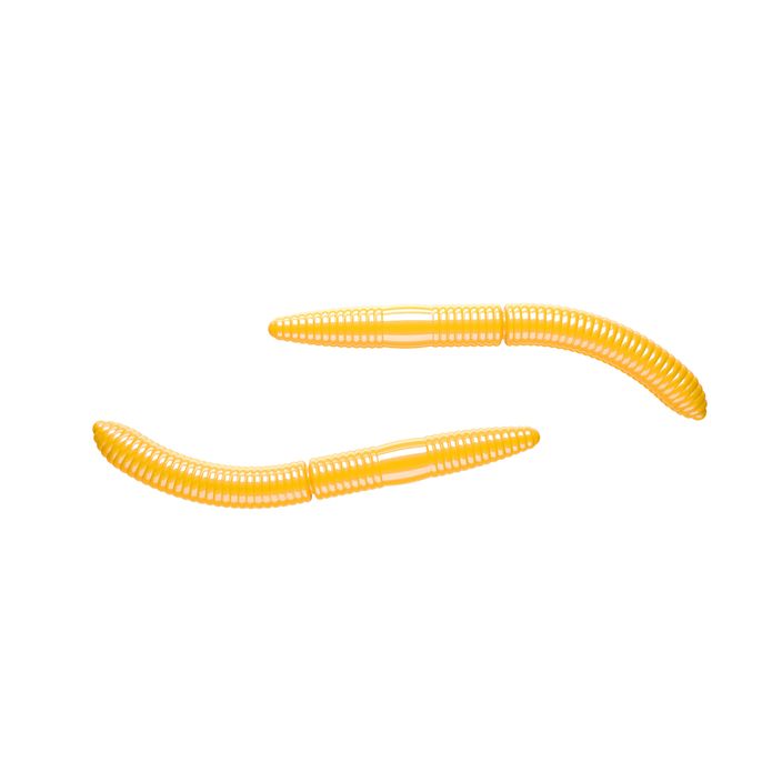 Libra Lures Fatty D'Worm Krill esca in gomma 10 pz. giallo scuro 2