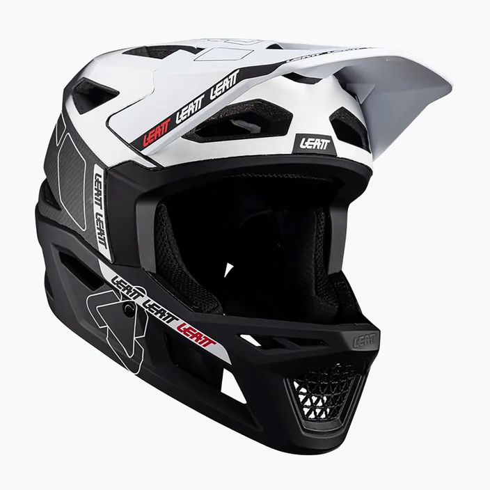 Casco MTB Leatt Gravity 6.0 Carbon V24 bianco