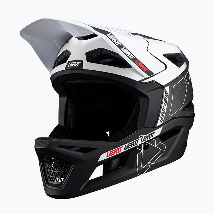 Casco MTB Leatt Gravity 6.0 Carbon V24 bianco 2