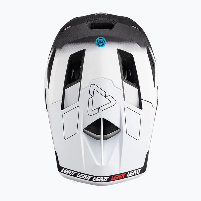 Casco MTB Leatt Gravity 6.0 Carbon V24 bianco 6