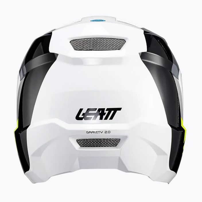 Casco MTB Leatt Gravity 2.0 V24 bianco/nero 5