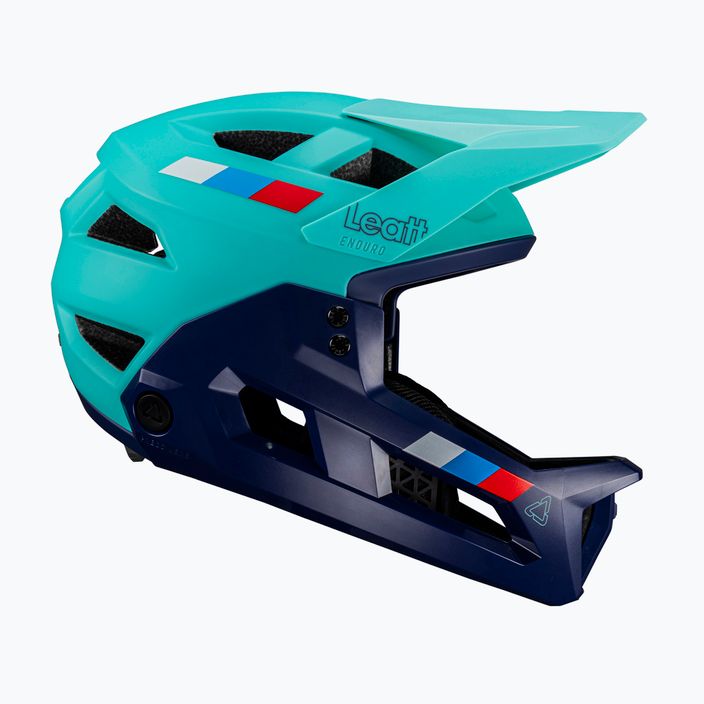 Leatt MTB Enduro 2.0 V24 Jr casco da bici per bambini aqua 2