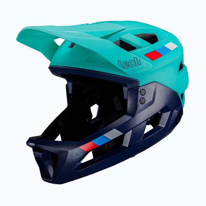 Leatt MTB Enduro 2.0 V24 Jr casco da bici per bambini aqua 4