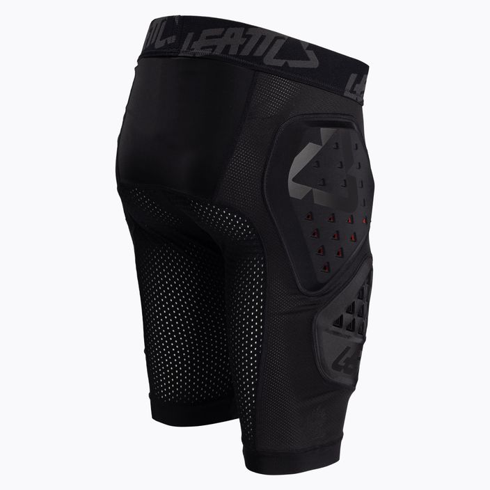 Pantaloncini da ciclismo Leatt Impact 3DF 3.0 da uomo con protezioni, nero 3