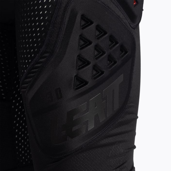 Pantaloncini da ciclismo Leatt Impact 3DF 3.0 da uomo con protezioni, nero 5