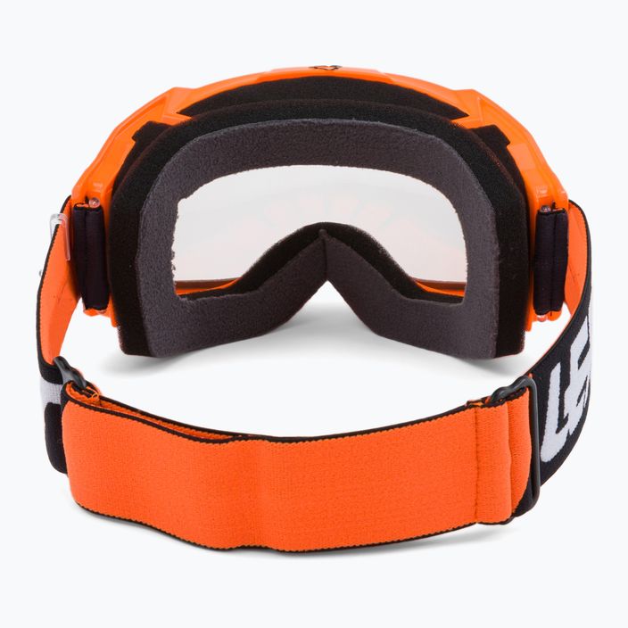 Occhiali da ciclismo Leatt Velocity 4.5 neon arancione/chiaro 3