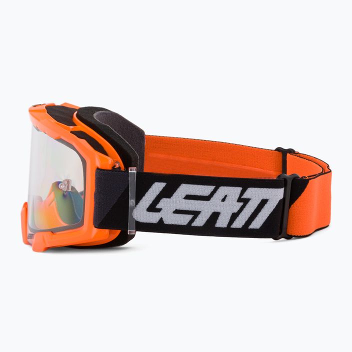 Occhiali da ciclismo Leatt Velocity 4.5 neon arancione/chiaro 4