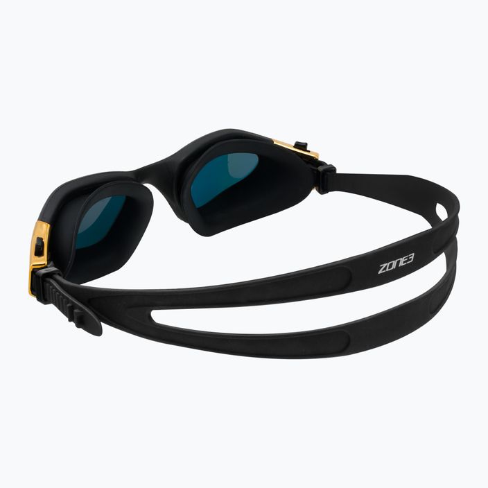 ZONE3 Vapour Occhiali da nuoto polarizzati nero/oro 4