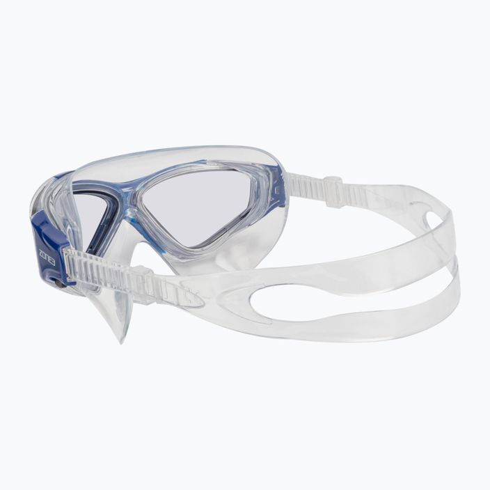 Maschera da nuoto ZONE3 Vision Max blu/chiaro 4