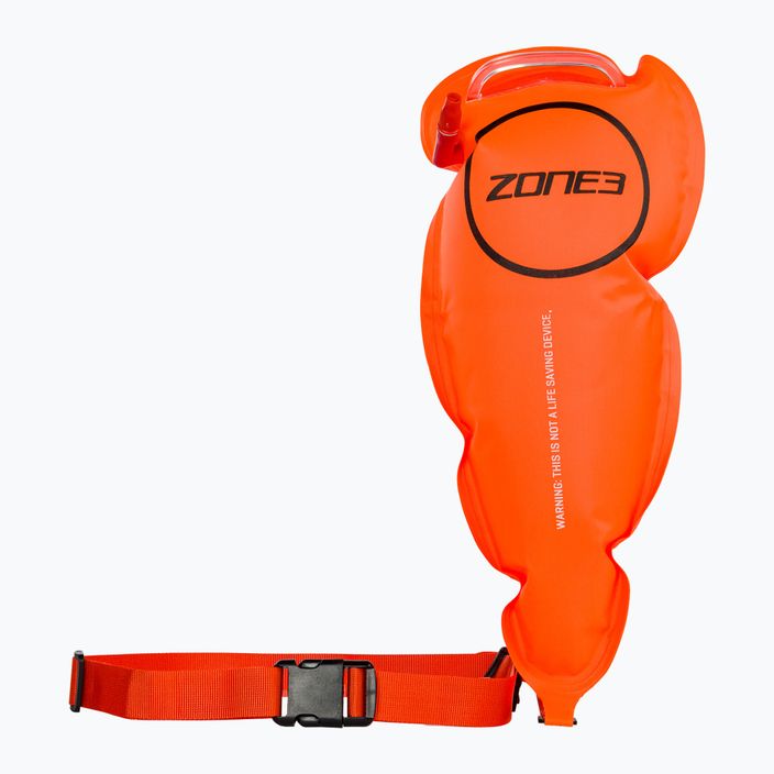 ZONE3 Cintura di sicurezza per il nuoto con custodia per galleggiante hi-vis arancione