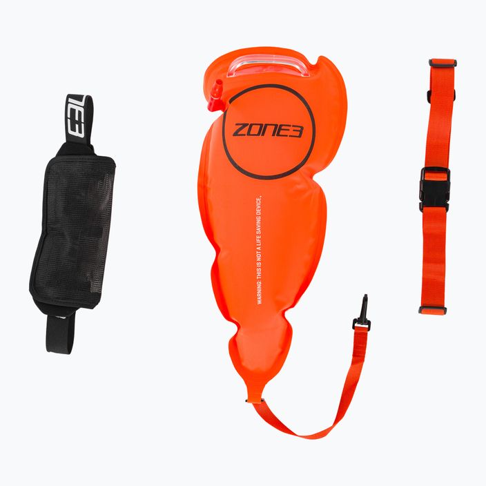 ZONE3 Cintura di sicurezza per il nuoto con custodia per galleggiante hi-vis arancione 5