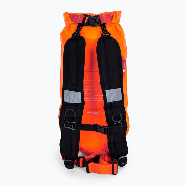 ZONE3 Swim Run buoy Drybag arancione 2