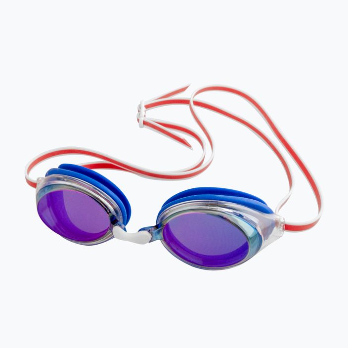 Occhialini da nuoto FINIS per bambini Ripple blu a specchio/rosso 6