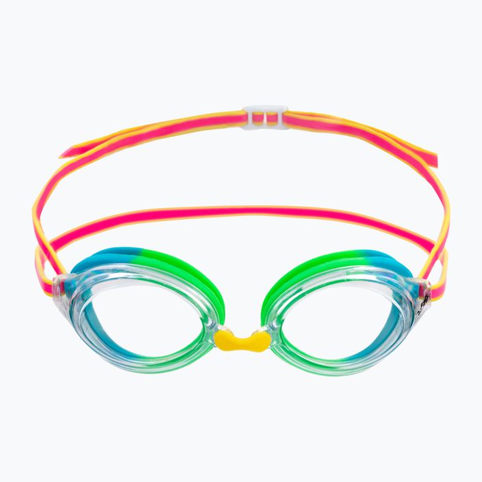 Occhialini da nuoto FINIS Ripple trasparenti/rosa per bambini 2