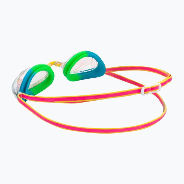 Occhialini da nuoto FINIS Ripple trasparenti/rosa per bambini 4