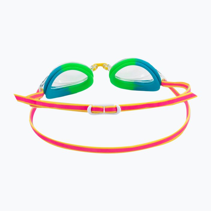Occhialini da nuoto FINIS Ripple trasparenti/rosa per bambini 5