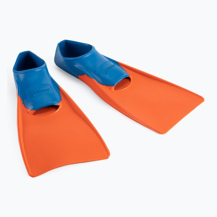 Pinne lunghe galleggianti FINIS blu/arancio