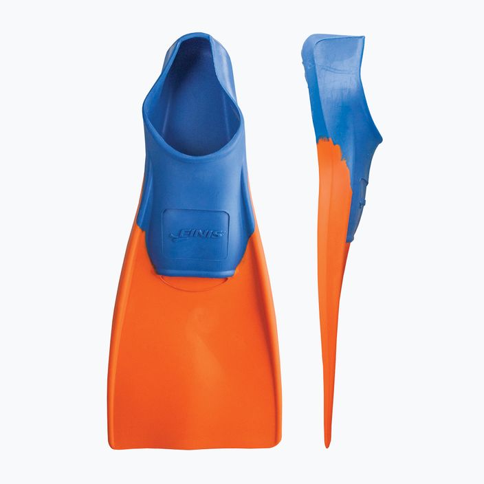 Pinne lunghe galleggianti FINIS blu/arancio 5