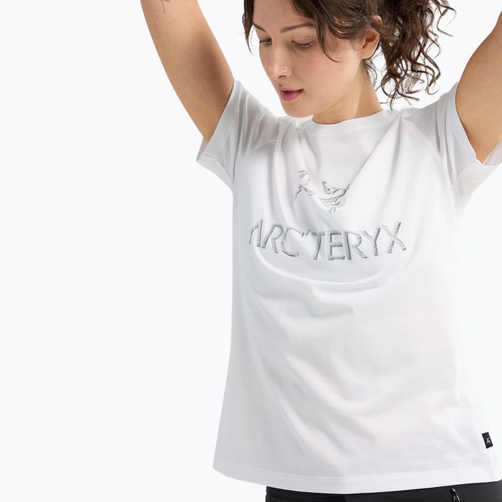 T-shirt Arc'teryx donna Arc'Word Cotton bianco chiaro 5