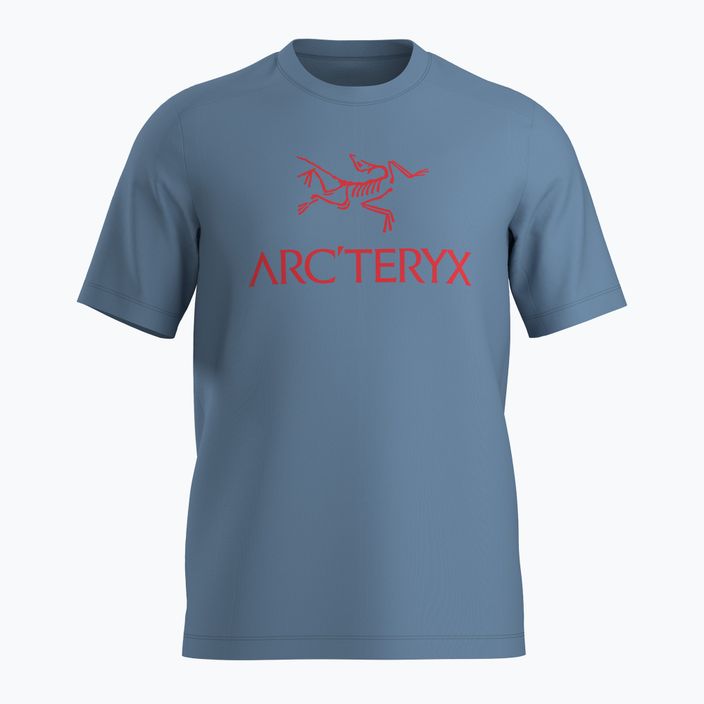 T-shirt Arc'teryx Arc'Word Logo da uomo, lavaggio stone wash 5
