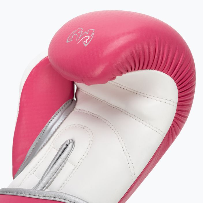 Guantoni da boxe Rival Fitness Plus Bag rosa/bianco 4