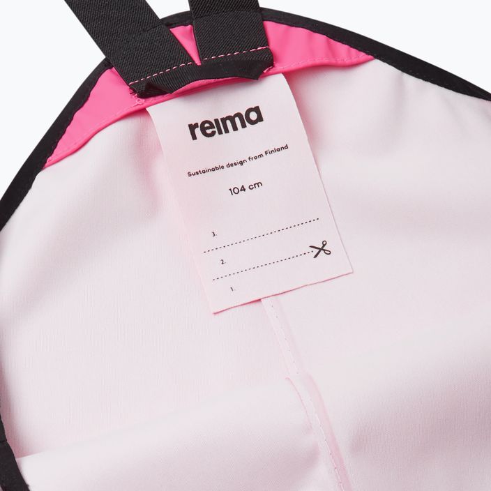 Pantaloni da pioggia per bambini Reima Lammikko rosa confetto 3