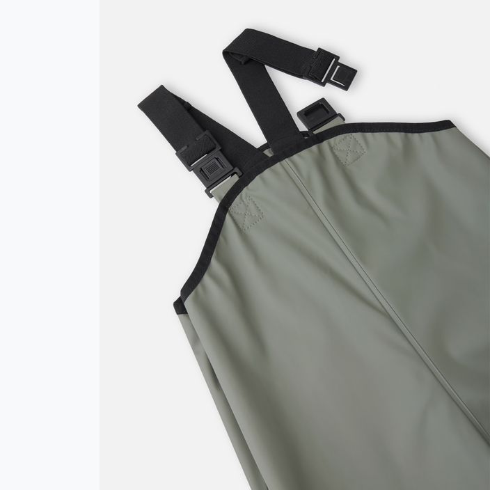 Pantaloni da pioggia per bambini Reima Lammikko grigio-verde 5