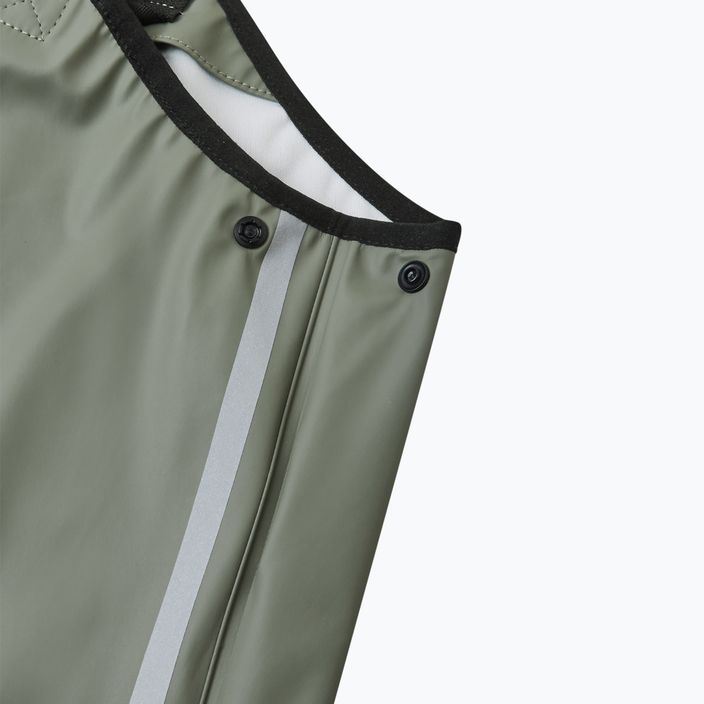 Pantaloni da pioggia per bambini Reima Lammikko grigio-verde 6