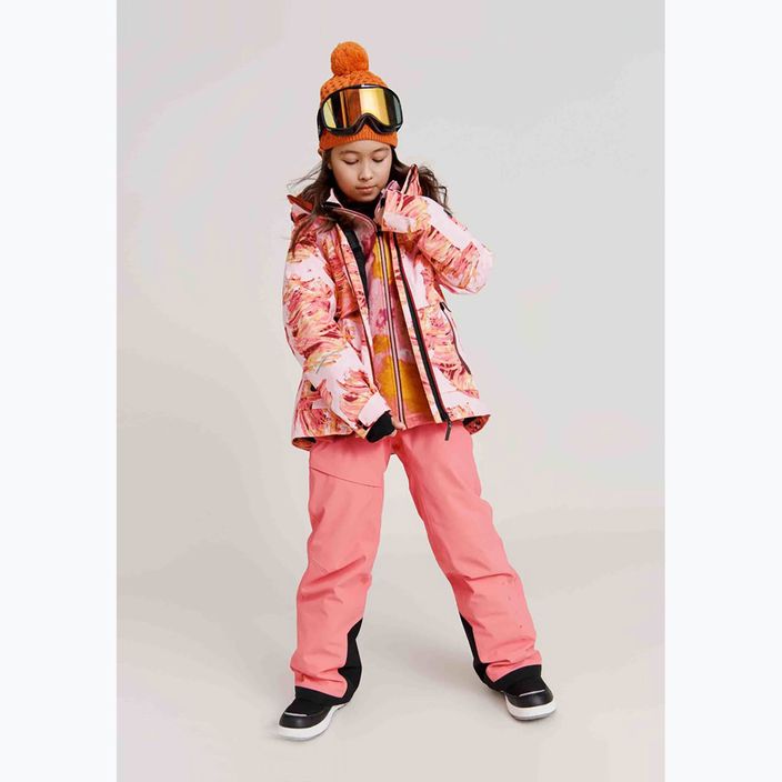 Giacca da sci Reima Posio rosa pallido per bambini 11