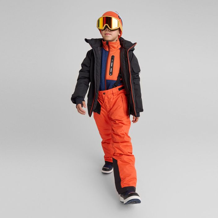Pantaloni da sci per bambini Reima Wingon rosso arancio 10
