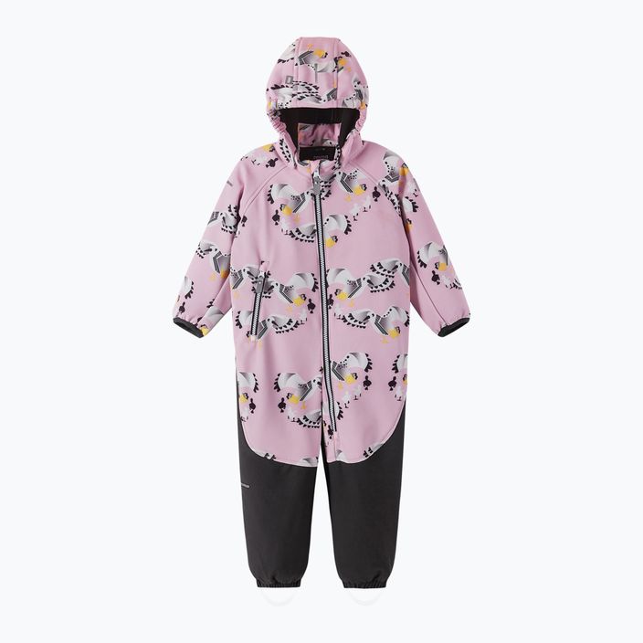 Tuta Reima softshell per bambini Mjosa rosa pallido 3