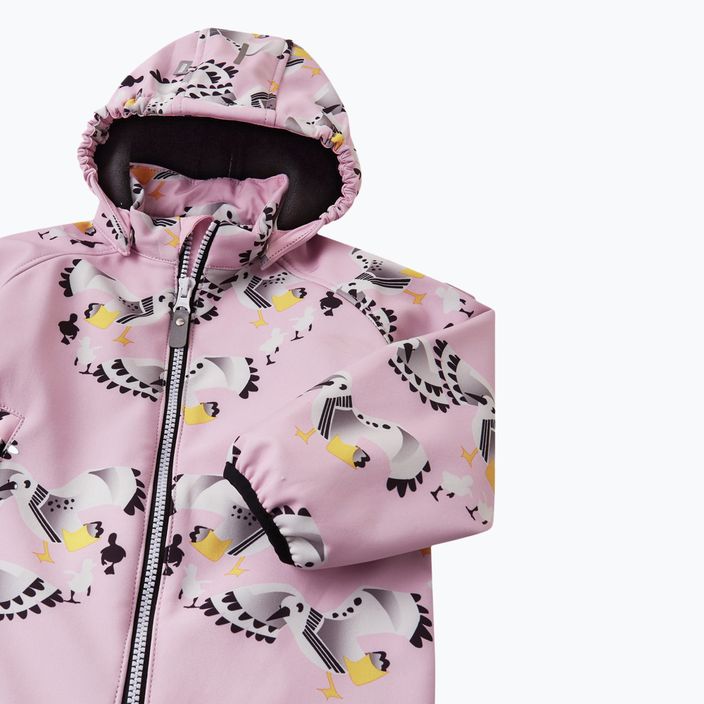 Tuta Reima softshell per bambini Mjosa rosa pallido 4