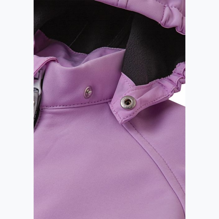 Tuta softshell Reima per bambini Mjosa rosa lilla 5