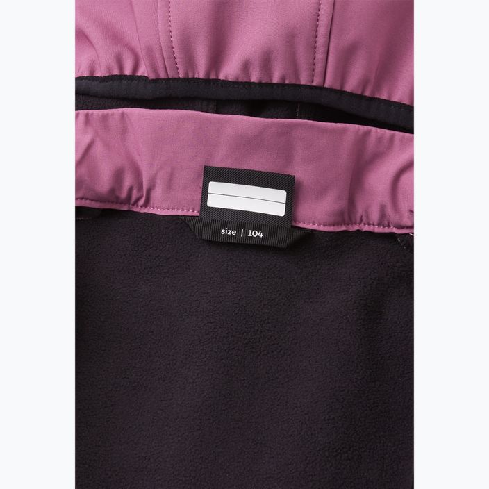 Tuta softshell da bambino Reima Nurmes rosso violetto 6