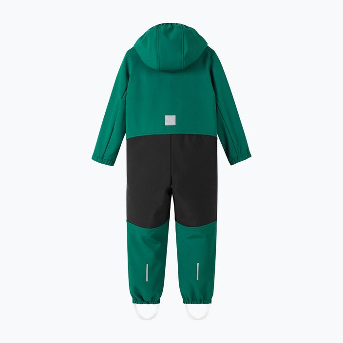 Tuta softshell per bambini Reima Nurmes verde intenso 3