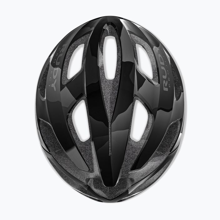 Rudy Project Strym Z casco da bici nero lucido 7